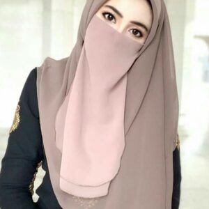 Noor Luxe Niqab Set – Mocha Rose