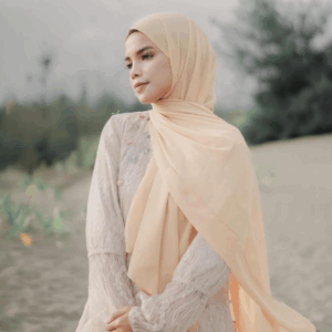 Noura Dune Hijab – Soft Apricot Sand