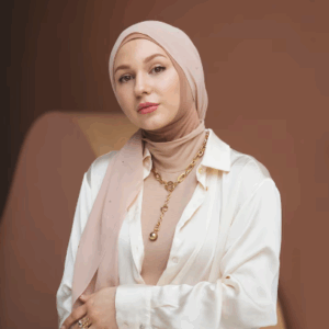 Aveline Classic Hijab – Taupe Goldstone